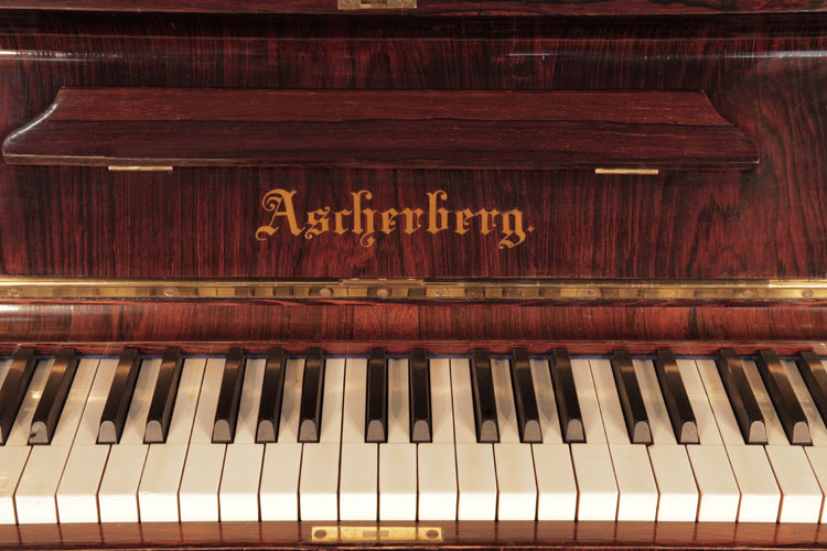 Ascherburg manufacturers logo inlaid on fall