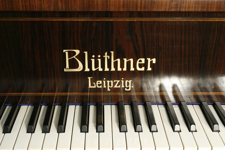 Bluthner brass name plate