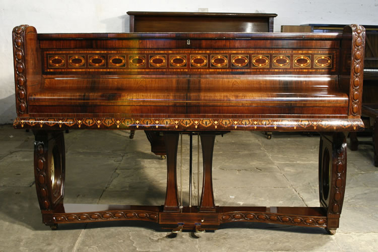 Bluthner piano front view