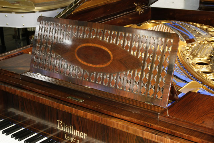 Bluthner piano music desk