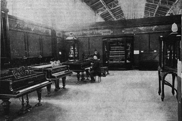 Bluthner showcased at the 1900 Paris Exposition Universelle