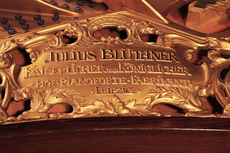 Bluthner specially cast, ornate, burnished gilt frame