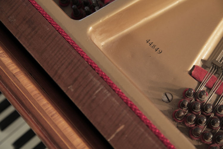 Broadwood piano serial number on frame