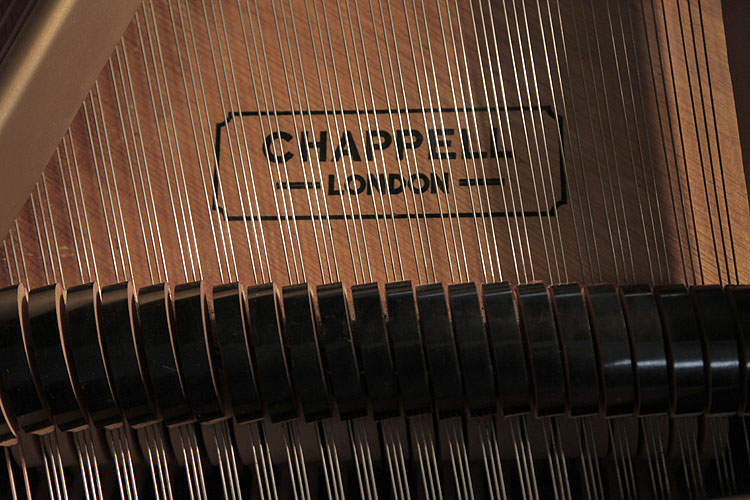 Chappell manufacturer's decal on soundboard 