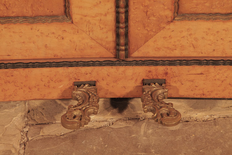 Chappell ornate brass piano pedals