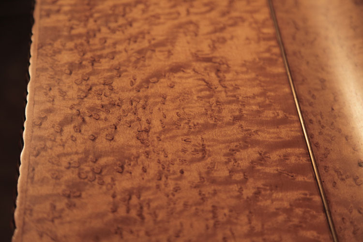 Chappell bird's eye maple veneer detail