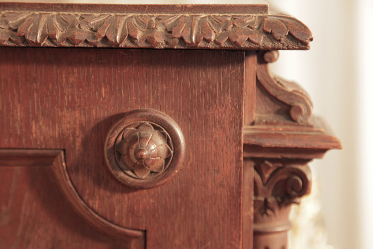 Franke carved rosette detail