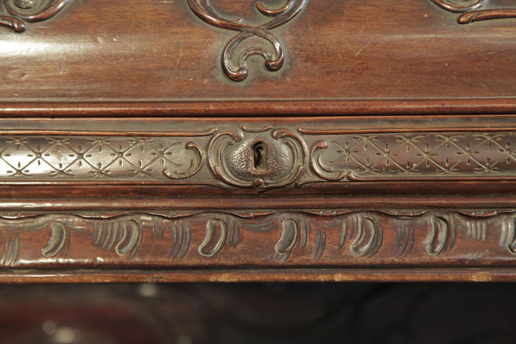 Francke carved key escutcheon detail