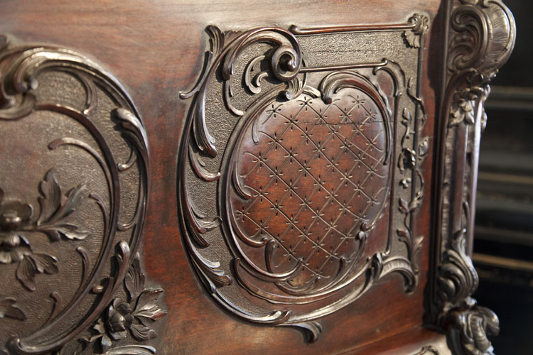 Francke carved panel with latticework and acanthus