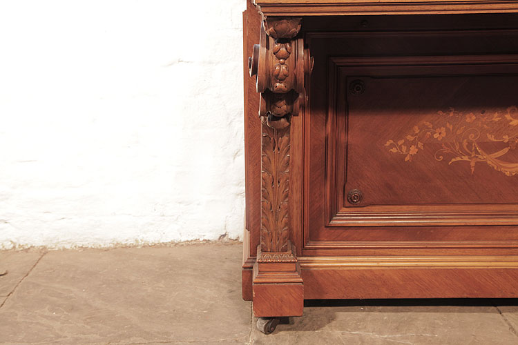 Gast piano leg  carved with acanthus