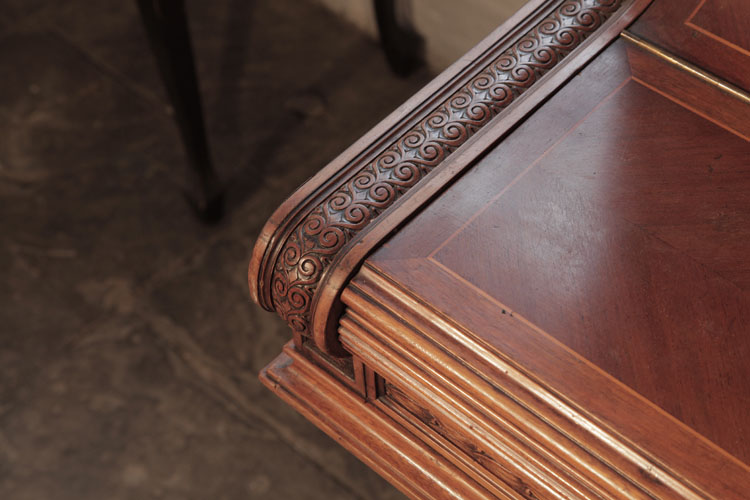 Gast piano cheek with strapwork detail