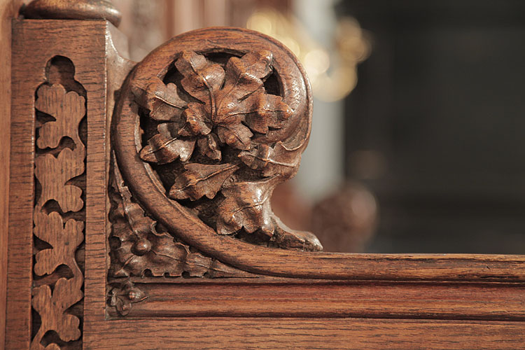 Gebruder Knake carved rosette detail in high relief