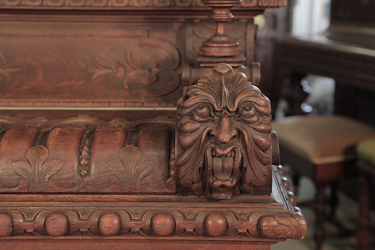 Georg Fortner piano cheek featuring a grotesque head