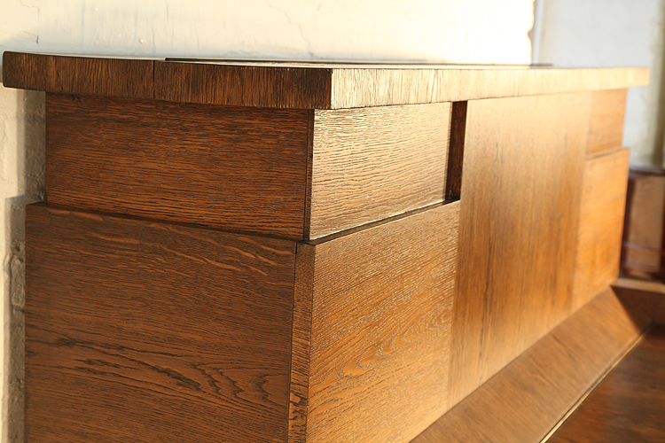 Gerhard Adams cabinet detail featuring strong architectural lines