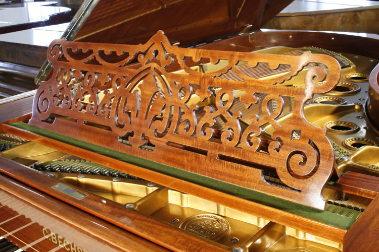 Bechstein model C cut-out music desk