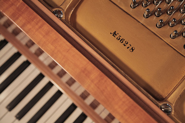 Ibach piano serial number on frame