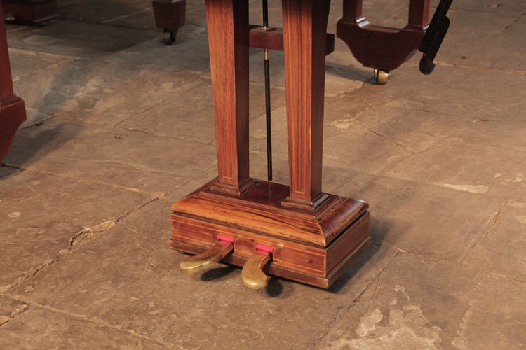 Lipp two-pedal piano lyre with square spindles .