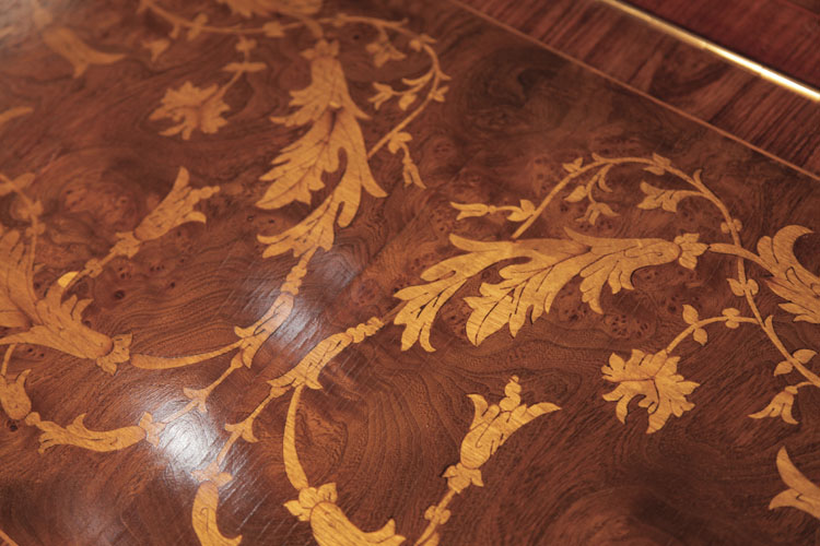 Detail of arabesques of acanthus leaves and scrolling hibiscus flowers and tendrils 