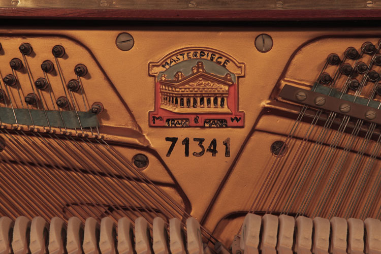 Monington and Weston piano serial number 
