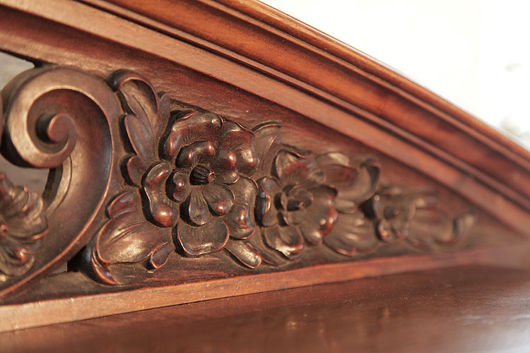 Pfaffe carved arcading floral detail