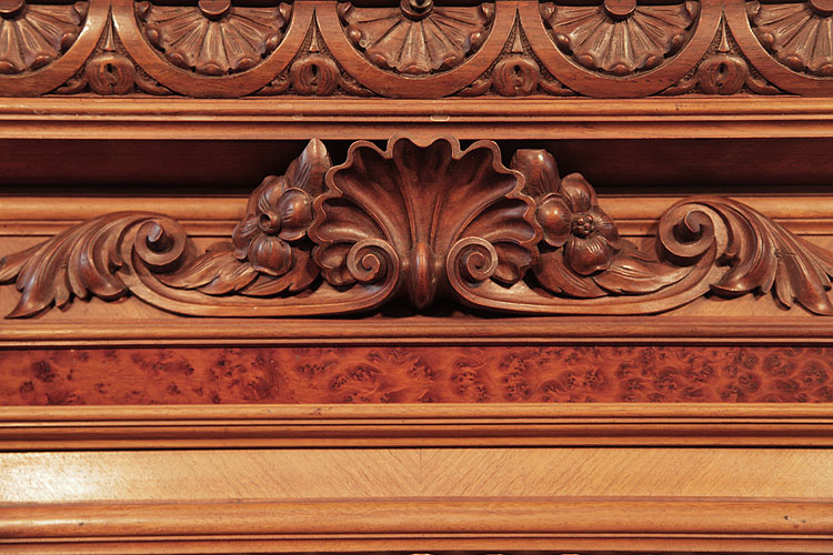 Pfaffe carved shell, flowers and scrolling acanthus