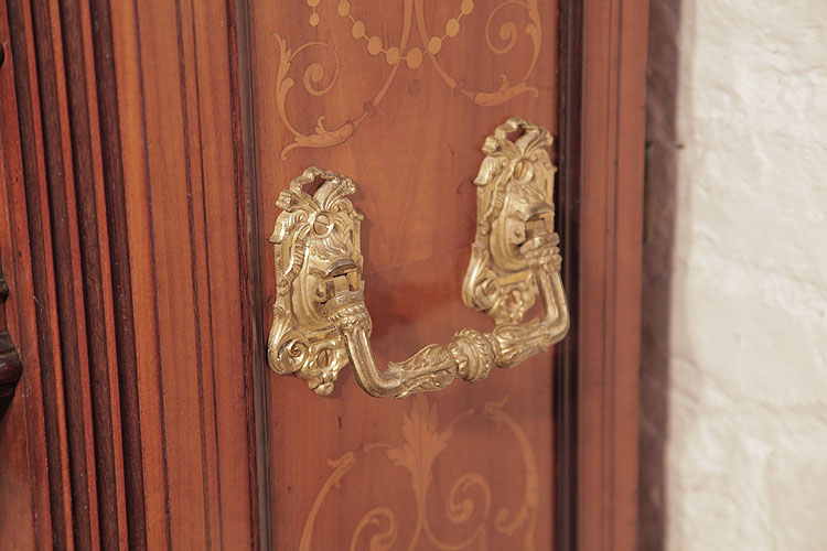 Pleyel ornate brass handle
