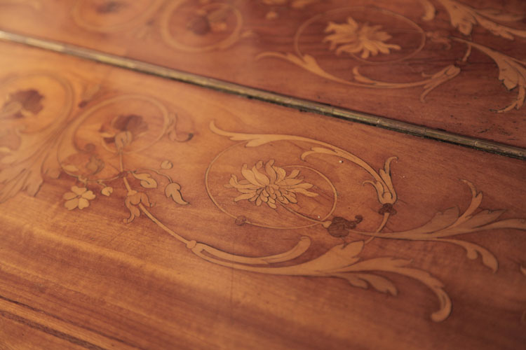 Pleyel piano lid inlay