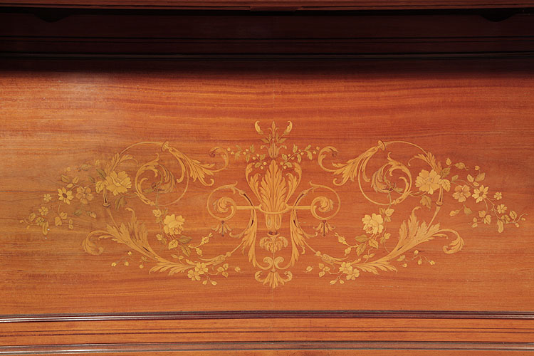 Pleyel inlaid bottom panel detail