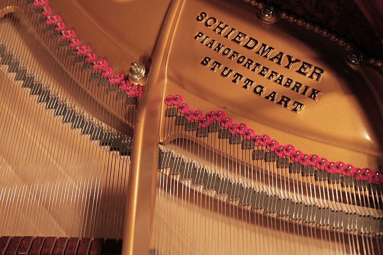 Schiedmayer manufacturer's stamp on frame