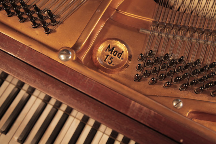 Schiedmayer model 15 stamp on frame