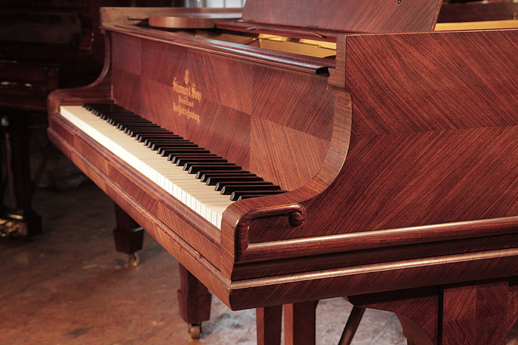 Steinway piano cheek and linear case moulding