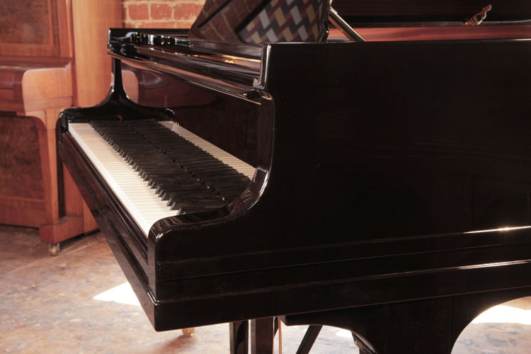 Steinway Model A piano cheek detail