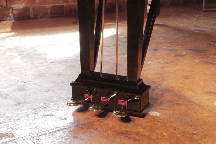 Steinway Model A three-pedal piano lyre   