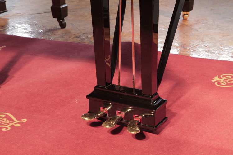 Steinway Model A three-pedal piano lyre   