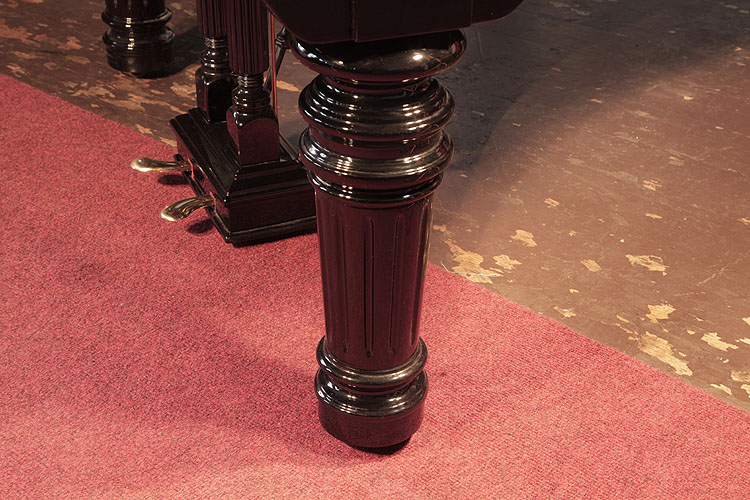 Steinway Model A fluted, barrel piano leg 