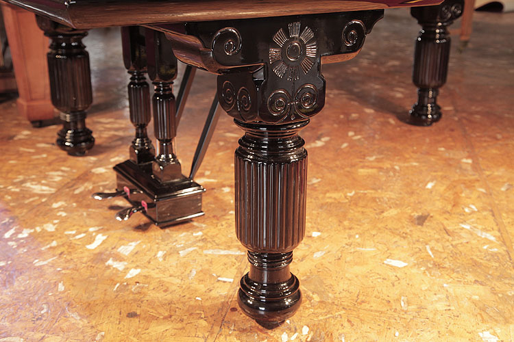 Steinway Model A fluted, elephant piano leg 
