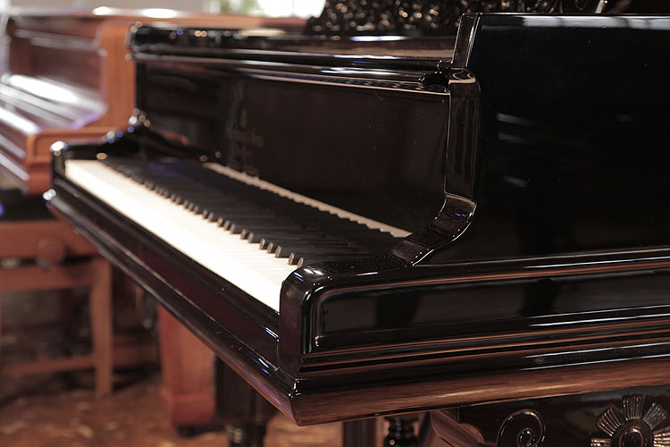 Steinway Model A  serpentine piano cheek  with dual linear case moulding