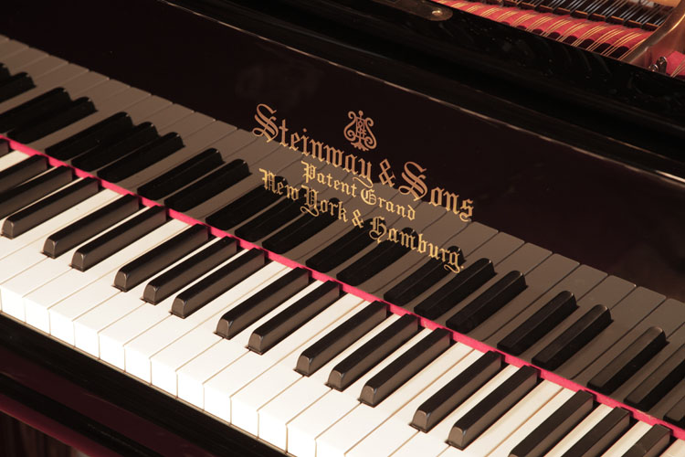	Steinway piano manufacturers logo  on fall