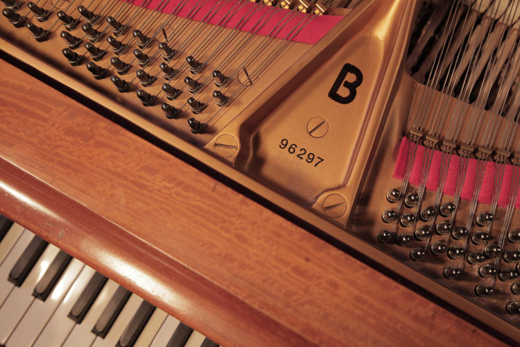 Steinway piano serial number on frame