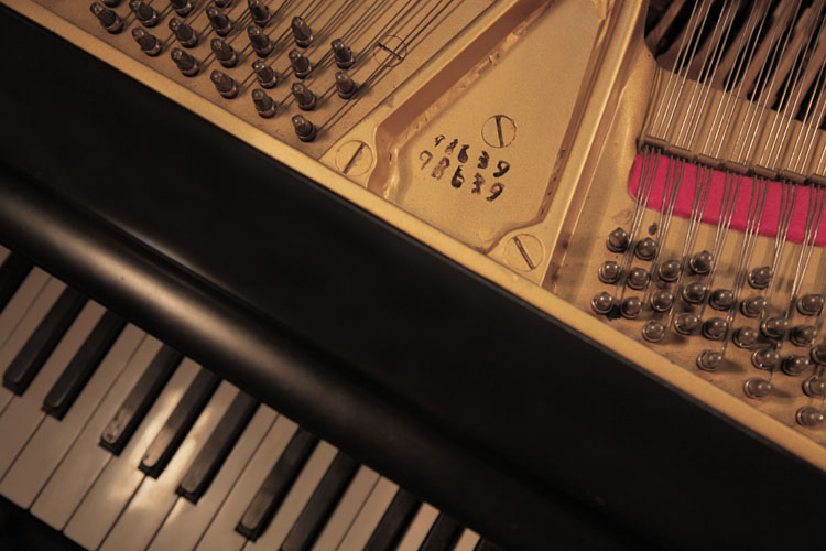 Steinway piano serial number on frame