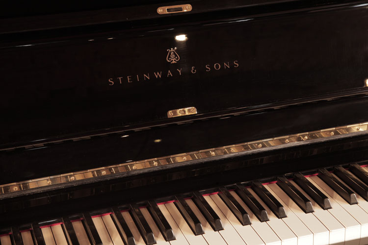 Steinway manufacturer's name on fall