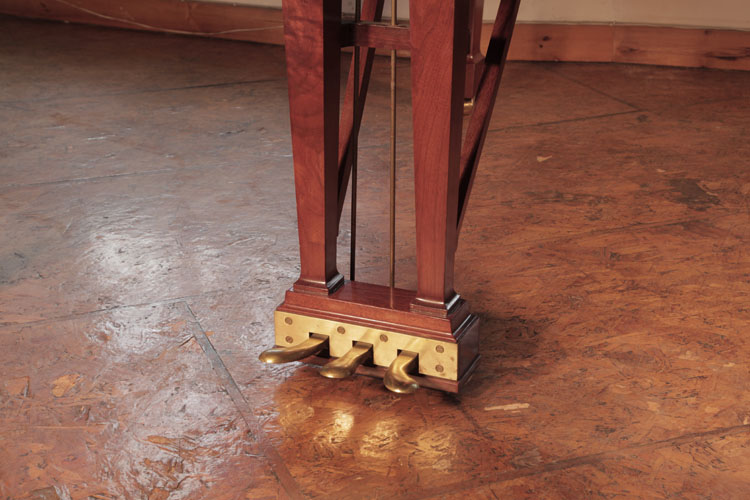 Steinway Model L three-pedal piano lyre