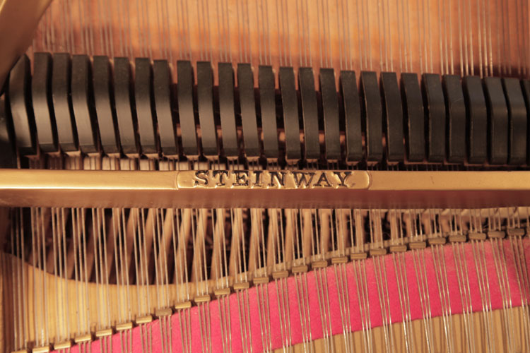 Steinway manufacturer's name on frame