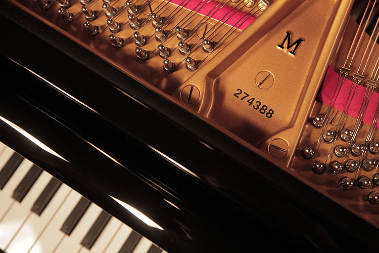 Steinway piano serial number on frame