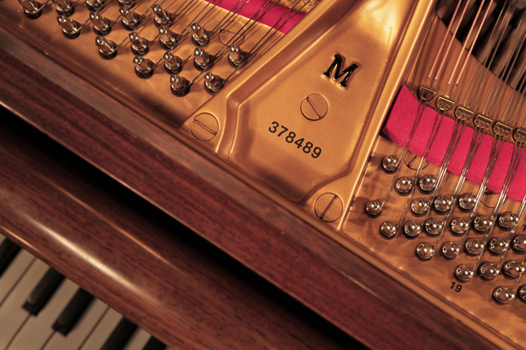 Steinway piano serial number on frame