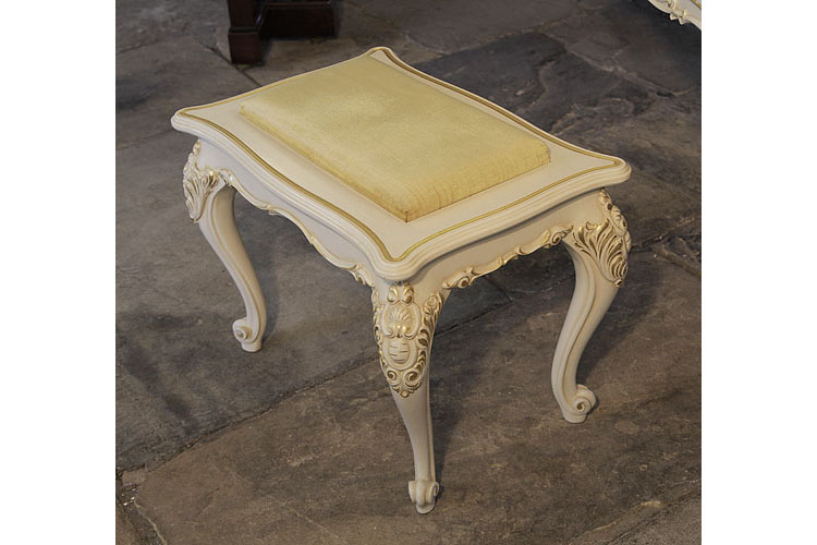 Steinway matching Rococo style, piano stool and padded seat