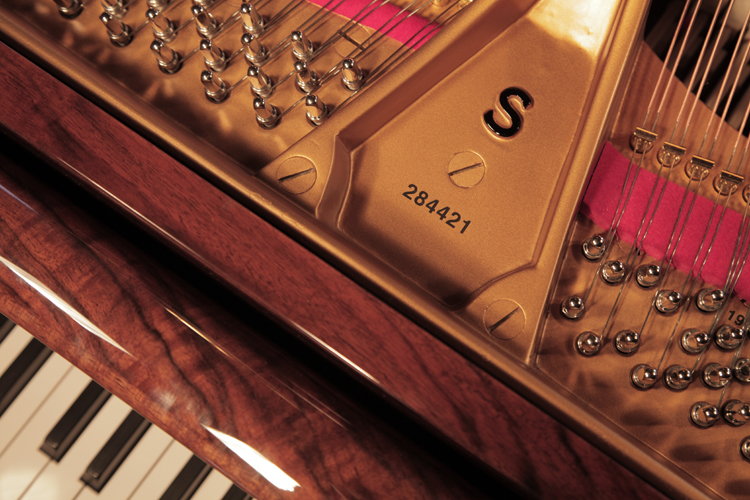 Steinway piano serial number on frame