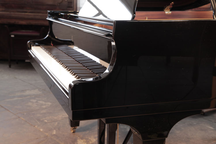 Steinway Model S piano cheek