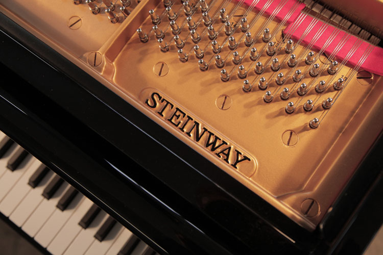 Steinway rebuilt   instrument. Piano has been rebuilt in Germany by Steinway Academy trained technicians using 100% Steinway parts.