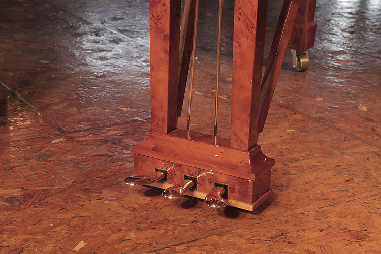 Steinway Model S three-pedal piano lyre  